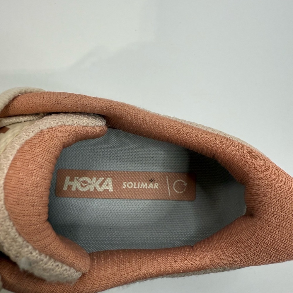 Hoka Solimar Women's Beige and Peach Athletic Shoes - Picture 10 of 10